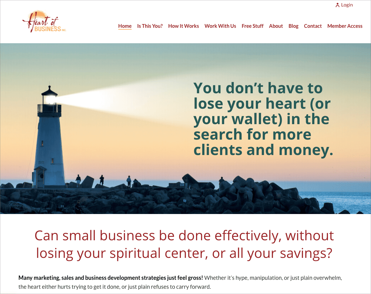 Heart of Business Website